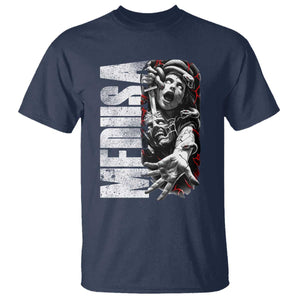 Greek Mythology Medusa T Shirt TS09 Navy Print Your Wear