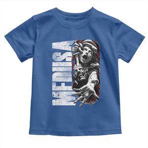 Greek Mythology Medusa Toddler T Shirt TS09 Royal Blue Print Your Wear