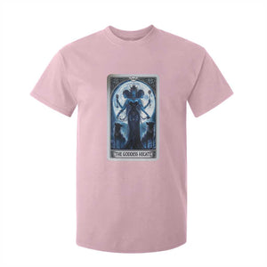 Greek Mythology Hecate Triple Goddess T Shirt For Kid Moon Pagan Gothic Witch TS09 Light Pink Print Your Wear