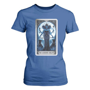 Greek Mythology Hecate Triple Goddess T Shirt For Women Moon Pagan Gothic Witch TS09 Royal Blue Print Your Wear
