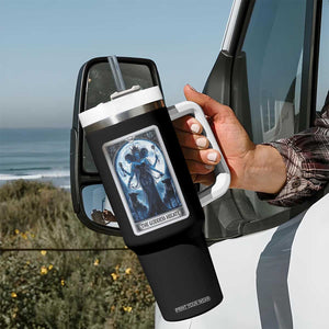 Greek Mythology Hecate Triple Goddess Tumbler With Handle Moon Pagan Gothic Witch TS09 Print Your Wear