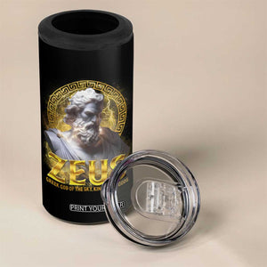 Greek Mythology Zeus 4 in 1 Can Cooler Tumbler God Of The Sky King Of All Gods TS09 Print Your Wear