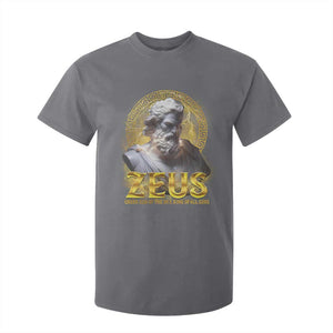 Greek Mythology Zeus T Shirt For Kid God Of The Sky King Of All Gods TS09 Charcoal Print Your Wear