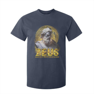 Greek Mythology Zeus T Shirt For Kid God Of The Sky King Of All Gods TS09 Navy Print Your Wear
