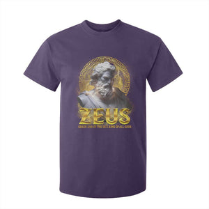 Greek Mythology Zeus T Shirt For Kid God Of The Sky King Of All Gods TS09 Purple Print Your Wear