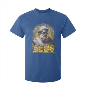 Greek Mythology Zeus T Shirt For Kid God Of The Sky King Of All Gods TS09 Royal Blue Print Your Wear
