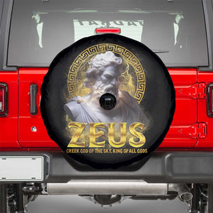 Greek Mythology Zeus Spare Tire Cover God Of The Sky King Of All Gods TS09 Black Print Your Wear