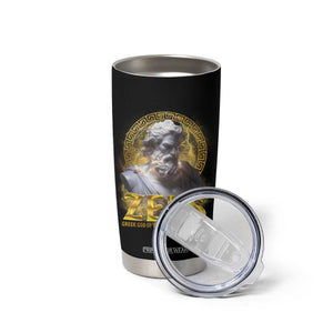 Greek Mythology Zeus Tumbler Cup God Of The Sky King Of All Gods TS09 Print Your Wear