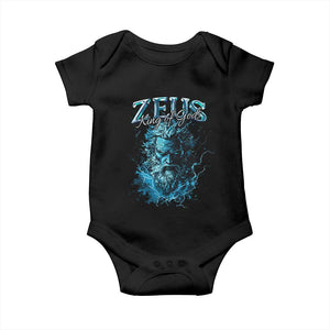 Greek Mythology Zeus Baby Onesie King Of Gods TS09 Black Print Your Wear