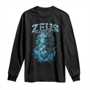 Greek Mythology Zeus Long Sleeve Shirt King Of Gods TS09 Black Print Your Wear