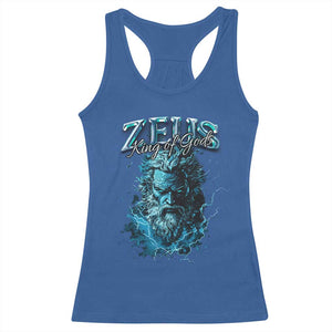 Greek Mythology Zeus Racerback Tank Top King Of Gods TS09 Royal Blue Print Your Wear
