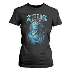 Greek Mythology Zeus T Shirt For Women King Of Gods TS09 Black Print Your Wear