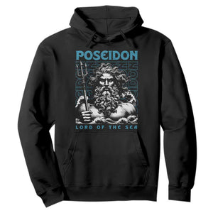 Greek Mythology Poseidon Hoodie Lord Of The Sea Trident TS09 Black Print Your Wear
