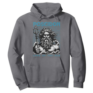 Greek Mythology Poseidon Hoodie Lord Of The Sea Trident TS09 Charcoal Print Your Wear