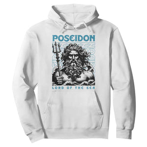 Greek Mythology Poseidon Hoodie Lord Of The Sea Trident TS09 White Print Your Wear