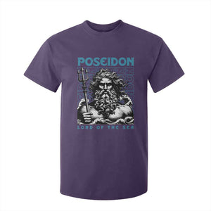 Greek Mythology Poseidon T Shirt For Kid Lord Of The Sea Trident TS09 Purple Print Your Wear