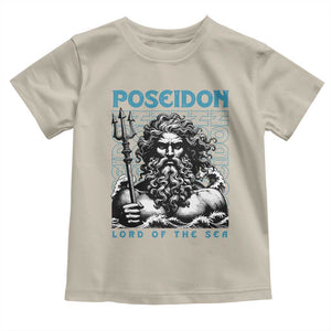 Greek Mythology Poseidon Toddler T Shirt Lord Of The Sea Trident TS09 Sand Print Your Wear