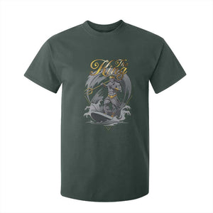Greek Mythology Poseidon T Shirt For Kid The King Triton Mermaid Dad TS09 Dark Forest Green Print Your Wear