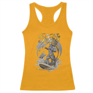 Greek Mythology Poseidon Racerback Tank Top The King Triton Mermaid Dad TS09 Gold Print Your Wear