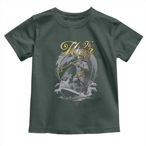 Greek Mythology Poseidon Toddler T Shirt The King Triton Mermaid Dad TS09 Dark Forest Green Print Your Wear