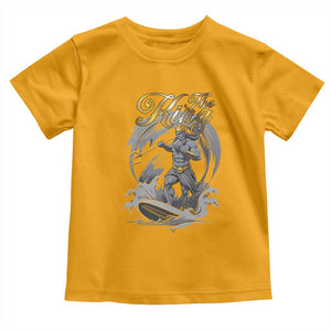 Greek Mythology Poseidon Toddler T Shirt The King Triton Mermaid Dad TS09 Gold Print Your Wear
