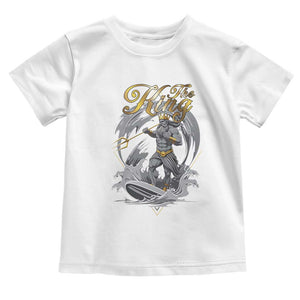 Greek Mythology Poseidon Toddler T Shirt The King Triton Mermaid Dad TS09 White Print Your Wear