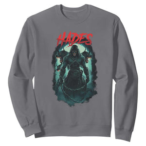 Greek Mythology Hades Sweatshirt God Of The Underworld Cerberus TS09 Charcoal Print Your Wear