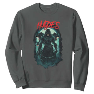 Greek Mythology Hades Sweatshirt God Of The Underworld Cerberus TS09 Dark Heather Print Your Wear