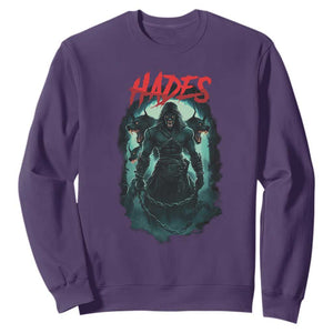 Greek Mythology Hades Sweatshirt God Of The Underworld Cerberus TS09 Purple Print Your Wear