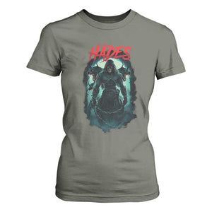 Greek Mythology Hades T Shirt For Women God Of The Underworld Cerberus TS09 Military Green Print Your Wear