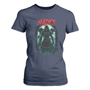 Greek Mythology Hades T Shirt For Women God Of The Underworld Cerberus TS09 Navy Print Your Wear