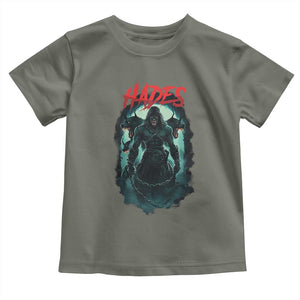 Greek Mythology Hades Toddler T Shirt God Of The Underworld Cerberus TS09 Military Green Print Your Wear