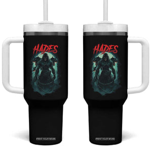 Greek Mythology Hades Tumbler With Handle God Of The Underworld Cerberus TS09 One Size: 40 oz Black Print Your Wear