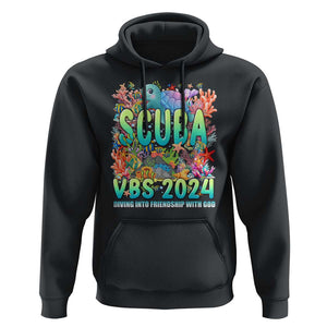 Scuba VBS 2024 Hoodie Diving Into Friendship Vacation Bible School TS09 Black Print Your Wear