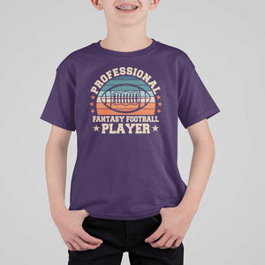 Funny Professional Fantasy Football Player T Shirt For Kid TS09 Purple Print Your Wear