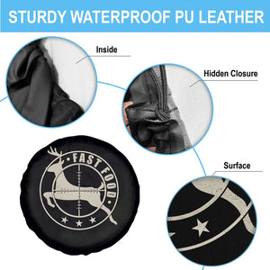 Funny Hunting Spare Tire Cover Fast Food Deer Hunter TS09 Print Your Wear