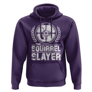 Funny Hunting Squirrel Slayer Retro Hoodie TS09 Purple Print Your Wear