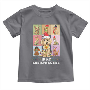 Funny Xmas Dog Baby Shirt Santa Golden Doodle In My Christmas Era TS09 Charcoal Print Your Wear