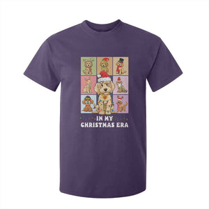 Funny Xmas Dog T Shirt For Kid Santa Golden Doodle In My Christmas Era TS09 Purple Print Your Wear