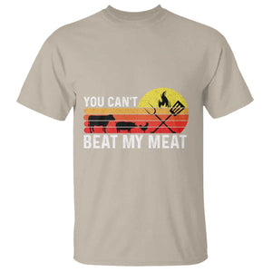 Funny BBQ Grilling T Shirt You Can't Beat My Meat TS09 Sand Print Your Wear