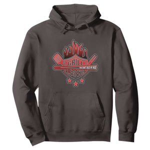 Funny BBQ Grilling Hoodie Grill Lelend You Can't Beat My Meat TS09 Dark Chocolate Print Your Wear