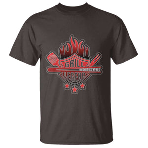 Funny BBQ Grilling T Shirt Grill Lelend You Can't Beat My Meat TS09 Dark Chocolate Print Your Wear
