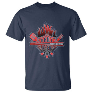Funny BBQ Grilling T Shirt Grill Lelend You Can't Beat My Meat TS09 Navy Print Your Wear