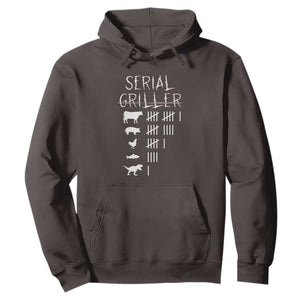 Funny Chelf Hoodie Serial Griller Grilling BBQ Pitmaster TS09 Dark Chocolate Print Your Wear