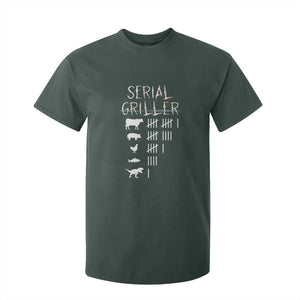 Funny Chelf T Shirt For Kid Serial Griller Grilling BBQ Pitmaster TS09 Dark Forest Green Print Your Wear