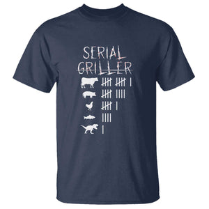 Funny Chelf T Shirt Serial Griller Grilling BBQ Pitmaster TS09 Navy Print Your Wear