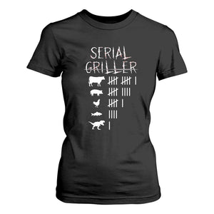 Funny Chelf T Shirt For Women Serial Griller Grilling BBQ Pitmaster TS09 Black Print Your Wear