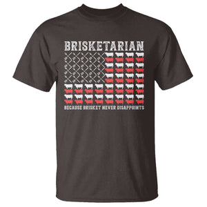 Funny BBQ Lover T Shirt Brisketarian Because Brisket Never Disappoints TS09 Dark Chocolate Print Your Wear