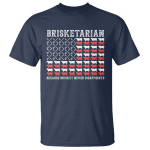 Funny BBQ Lover T Shirt Brisketarian Because Brisket Never Disappoints TS09 Navy Print Your Wear