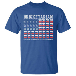 Funny BBQ Lover T Shirt Brisketarian Because Brisket Never Disappoints TS09 Royal Blue Print Your Wear